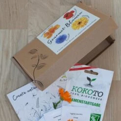 Blumensamen-Set Gourmet Blumen, Essbar, Bienenfreundlich, Dekorativ 7 Blumensamen-Set Gourmet Blumen, Essbar, Bienenfreundlich, Dekorativ -Naturgrün Verkaufsgeschäft 0710403583 Blumensamen Set Gourmet Blumen 4essbare Sorten mit organ Duenger 3 60482