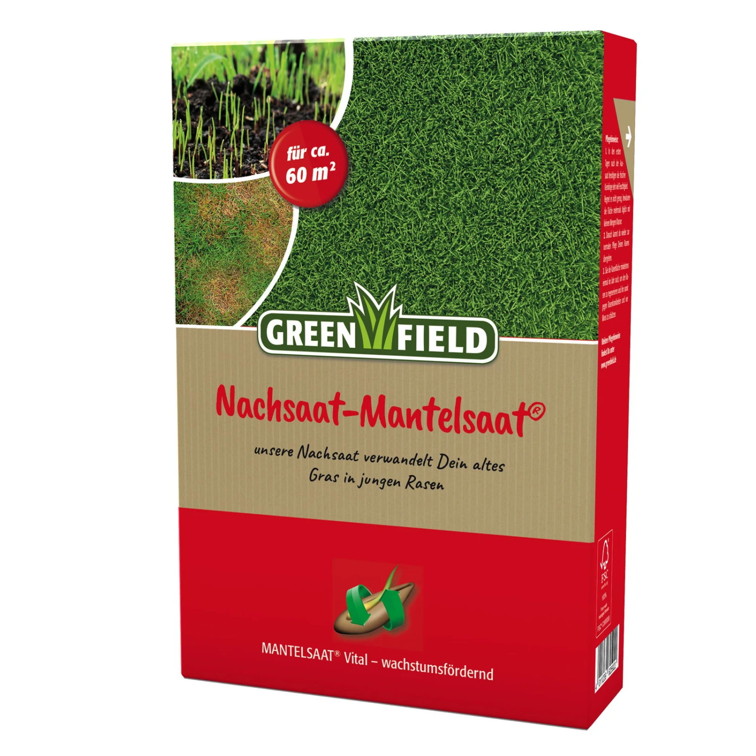 Rasensamen Für Nachsaat-Mantelsaat, 1 Kg 1 Rasensamen Für Nachsaat-Mantelsaat, 1 Kg