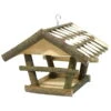 Vogelhaus Mit Erlendach, 38 X 32 X 26 – 29 Cm Zum Aufhängen