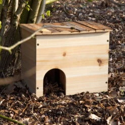 Igelschlafhaus, Natur, Holz -Naturgrün Verkaufsgeschäft 0910101370 Igelschlafhaus aus FSC 4 96557