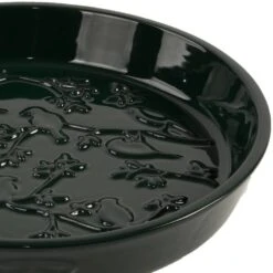 Vogeltränke Mit Keramik-Relief, Grün, Ca. Ø 28 X 5 Cm -Naturgrün Verkaufsgeschäft 0910170085 Vogeltraenke Keramik Relief zoom 117866