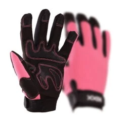 Kölle Arbeitshandschuhe "Kira" Rosa/schwarz -Naturgrün Verkaufsgeschäft 0910703037 Koelle Arbeitshandschuh Kira Gr08 rosa schwarz 2 16821