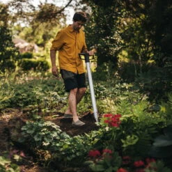 Blumenzwiebel-Pflanzer Xact, Schwarz/orange, Ca. 105 X 30 X 31 Cm -Naturgrün Verkaufsgeschäft 0920101167 xact blumenzwiebel pflanzer 2 118043
