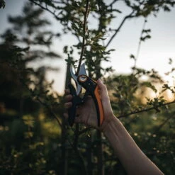 Fiskars Bypass-Schere 'PowerLever', Schwarz/orange -Naturgrün Verkaufsgeschäft 0920300712 PowerLever Bypass Gartenschere 2 106811