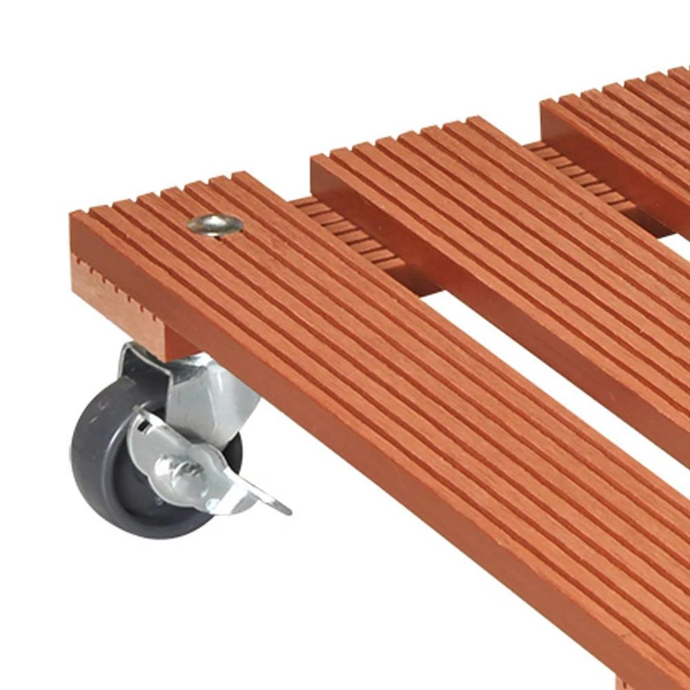 Wagner Multi Pflanzenroller Aus WPC, Terracotta, Ca. 29x29 Cm 2 Wagner Multi Pflanzenroller Aus WPC, Terracotta, Ca. 29x29 Cm – Bild 2