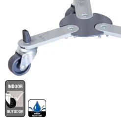 Multi Roller Sun City, Tragkraft 75 Kg, Stahl, Ca. 6 X 26,5-37,5 Cm -Naturgrün Verkaufsgeschäft 0920600493 multi roller suncity small 5 116675