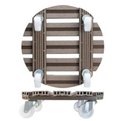 Multi Roller WPC, Tragkraft 150 Kg, Taupe, Ca. 11 X 39 X 39 Cm -Naturgrün Verkaufsgeschäft 0920600508 multi roller wpc taupe 1 116703