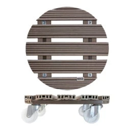 Multi Roller WPC, Tragkraft 150 Kg, Taupe, Ca. 11 X 39 X 39 Cm -Naturgrün Verkaufsgeschäft 0920600508 multi roller wpc taupe 6 116698