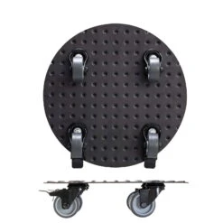 Pflanzenroller 'Alaska', Tragkraft 150 Kg, Anthrazit, Alu, 7 X 30 X 30 Cm -Naturgrün Verkaufsgeschäft 0920600518 pflanzenroller alaska 1 116733