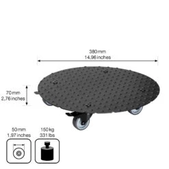 Pflanzenroller 'Alaska', Tragkraft 150 Kg, Anthrazit, Alu, 7 X 38 X 38 Cm 11 Pflanzenroller 'Alaska', Tragkraft 150 Kg, Anthrazit, Alu, 7 X 38 X 38 Cm -Naturgrün Verkaufsgeschäft 0920600519 pflanzenroller alaska 4 116736