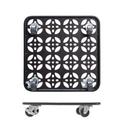 Pflanzenroller GH0936/0937, Tragkraft 80 Kg, Schwarz, Ø 30 Cm -Naturgrün Verkaufsgeschäft 0920600521 pflanzenroller 1 116751