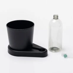 Kräuterheld, Schwarz, PP/PET, 14 X 14 X 22 Cm -Naturgrün Verkaufsgeschäft 0930101632 Kraeuterheld schwarz1 116323