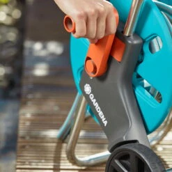 Schlauchwagen AquaRoll S, Gardena, Schlauchlängen Bis 15 M -Naturgrün Verkaufsgeschäft 0930200441 Schlauchwagen Aqua Roll S Set kpl mit 20m Schlauch und Systemteilen 2 61599