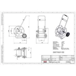 Schlauchwagen Forever, Metall, Schlauchdurchmesser 13/16/19/ 25 Mm -Naturgrün Verkaufsgeschäft 0930200465 Schlauchwagen Forever Metall D13 16 19mm 6 61944