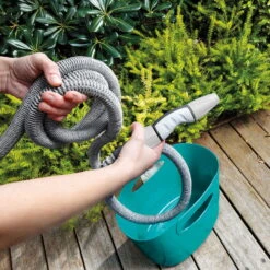 Aquapop Mit Selbstaufdehnbarem Schlauch, 5-15m, Aquamarin, Kunststoff / Polyester -Naturgrün Verkaufsgeschäft 0930200475 Aquapop mit 5 15m selbstaufdehnbarem Schlauch Aquamarin 2 58922