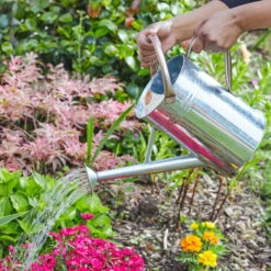 Gießkanne, Galvanisiert, Grau, Volumen 4,5 Liter -Naturgrün Verkaufsgeschäft 0930401400 Giesskanne Galvanised 4 99234