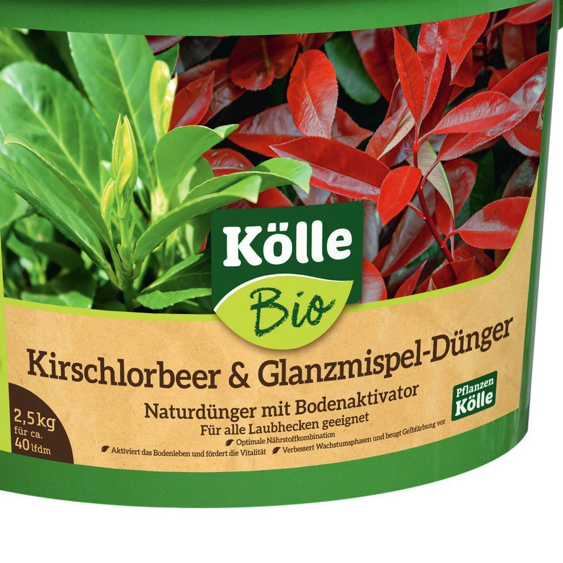 Bio Kirschlorbeer & Glanzmispel-Dünger, 2,5 Kg 2 Bio Kirschlorbeer & Glanzmispel-Dünger, 2,5 Kg – Bild 2