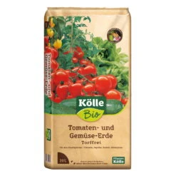Tomaten- Und Gemüseerde Torffrei, 2400l, 120 Sack á 20 L, Palettenware -Naturgrün Verkaufsgeschäft 0960300189 Koelle Bio Tomaten u Gemuese erde torffrei 20L 79694