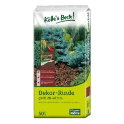 Kölle's Beste Dekor-Rinde Grob, 2250l, 45 Sack á 50l -Naturgrün Verkaufsgeschäft 0960400020 KB Dekorrinde 20 40mm 50L 76990