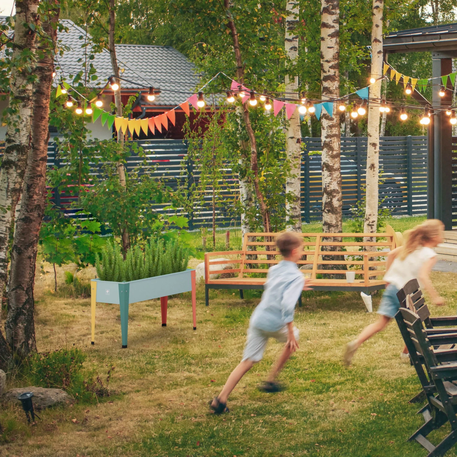 Hochbeet Urban Garden Kids, Bunt, 100 X 40 X 65 Cm 2 Hochbeet Urban Garden Kids, Bunt, 100 X 40 X 65 Cm – Bild 2