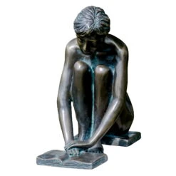 Mädchen Lesend, Iris, Braun, Bronze, H 25 X B12 X T20 Cm 3 Mädchen Lesend, Iris, Braun, Bronze, H 25 X B12 X T20 Cm -Naturgrün Verkaufsgeschäft 0980306653 Maedchen lesend Iris 1 110861