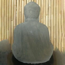 Buddha-Statue, Trockensteinguss, 53 X 40 X 65 Cm -Naturgrün Verkaufsgeschäft 0980306821 buddha aus trockensteinguss 4 123371