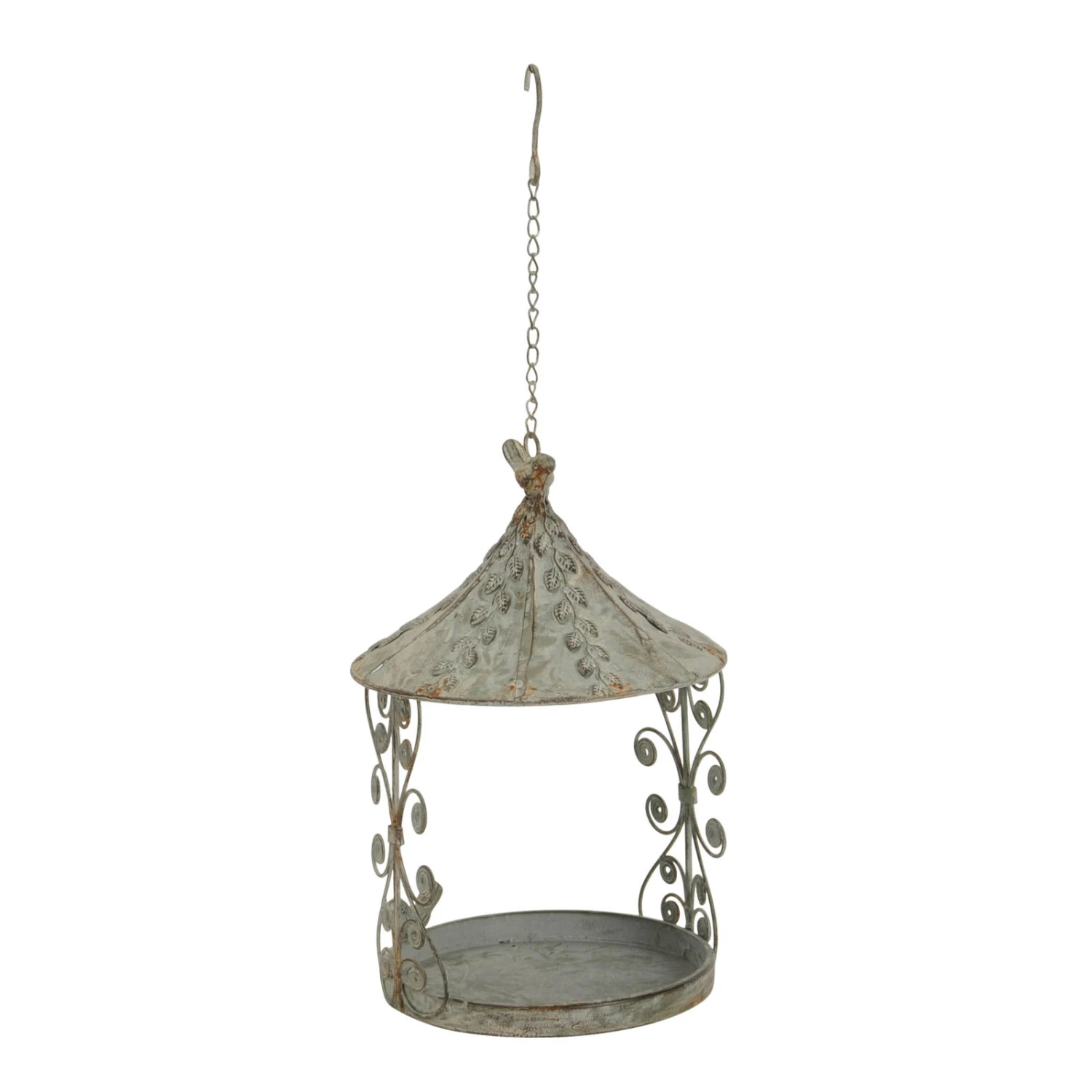 Futterhaus Zum Hängen, Grau-braun, Ø 23 X H 25 Cm 1 Futterhaus Zum Hängen, Grau-braun, Ø 23 X H 25 Cm