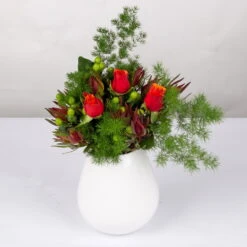 Blumenbund Rose 'Espana' Mit Zierspargel, Mit Gratis Grußkarte -Naturgrün Verkaufsgeschäft 1025700026 Strauss Rosen Espana 1 102758