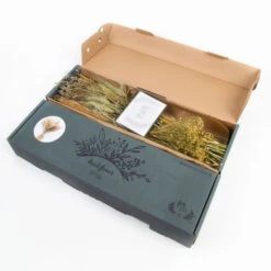 Trockenblumen DIY-Set, Natur, Länge Ca. 60 Cm -Naturgrün Verkaufsgeschäft 1055300013 Trockenblumen DIY Box natur gemischt WS 2 95064