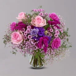 Blumenstrauß 'Sommernachtstraum' Inkl. Gratis Grußkarte -Naturgrün Verkaufsgeschäft 1110600038 Sommernachtstraum grau 103416