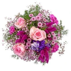 Blumenstrauß 'Sommernachtstraum' Inkl. Gratis Grußkarte -Naturgrün Verkaufsgeschäft 1110600038 Sommernachtstraum D28cm 2 5587