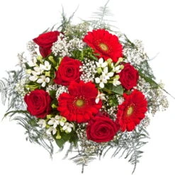 Blumenstrauß 'Liebesüberraschung' Inkl. Gratis Grußkarte -Naturgrün Verkaufsgeschäft 1110600050 Liebesueberraschung D28cm 2 5586