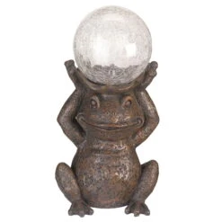 Solarleuchte 'Frosch Mit Kugel', 41 X 20 X 16 Cm 4 Solarleuchte 'Frosch Mit Kugel', 41 X 20 X 16 Cm -Naturgrün Verkaufsgeschäft 2950100494 Solarleuchte Frosch 1 105901