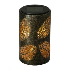 Solarleuchte Blatt, Antik Bronze, 9,0 X 9,0 X 15,3 Cm -Naturgrün Verkaufsgeschäft 2950100547 Solar Lampe Blatt 2 90062