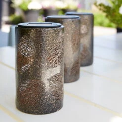 Solarleuchte Blatt, Antik Bronze, 9,0 X 9,0 X 15,3 Cm -Naturgrün Verkaufsgeschäft 2950100547 Solar Lampe Blatt 4 90063