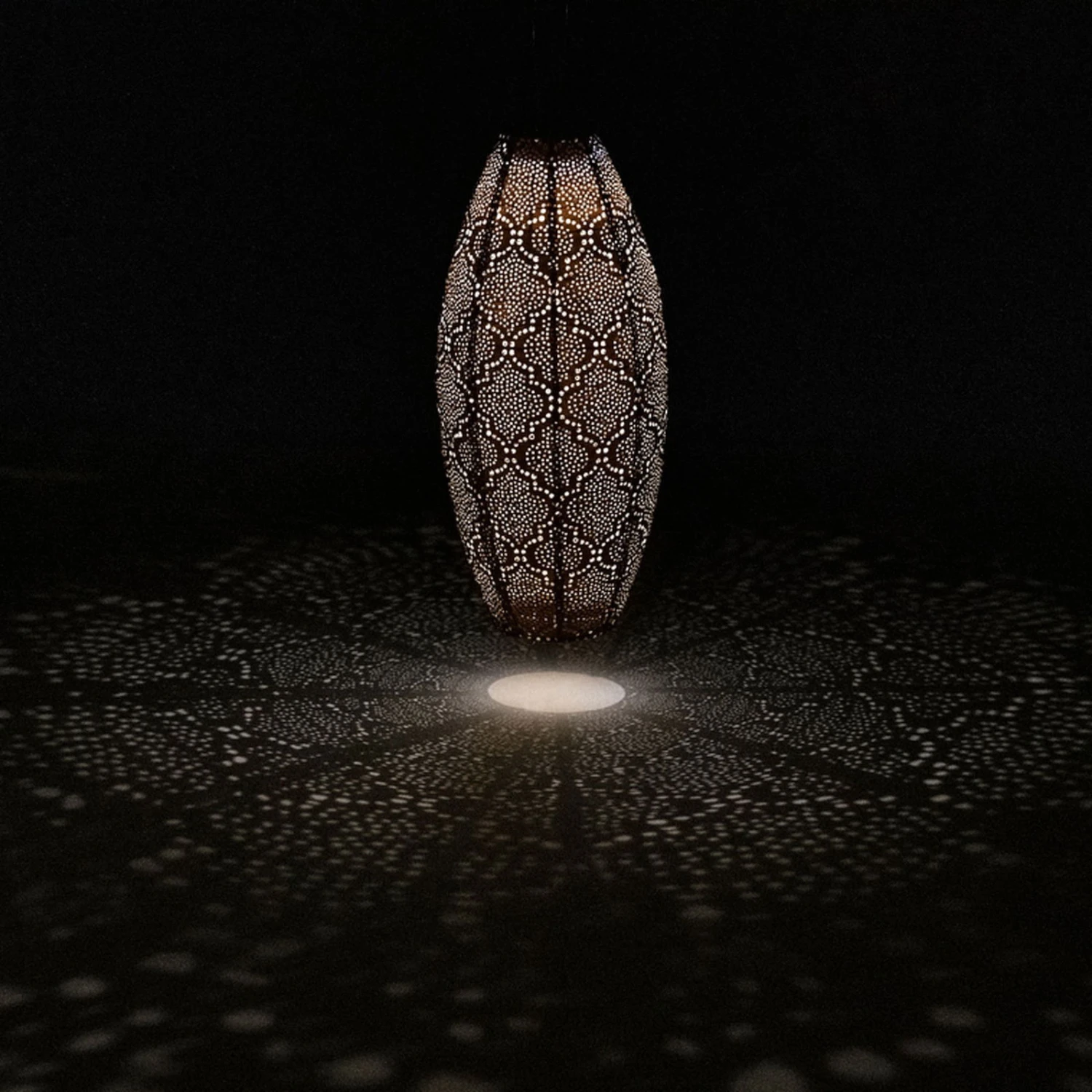 Solarlaterne 'Long Oval 20', Seablue, Ø 20 X 45 Cm 2 Solarlaterne 'Long Oval 20', Seablue, Ø 20 X 45 Cm – Bild 2