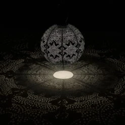 Solarlaterne 'Round 30', Taupe, Ø 30 X 29 Cm -Naturgrün Verkaufsgeschäft 2950100681 2950100682 Rond 30 2 105795