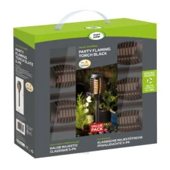 Solar Gartenfackel, 5er-Pack, Schwarz, 47 X 7,4 Cm -Naturgrün Verkaufsgeschäft 2950100738 solar gartenfackel schwarz 1 121806