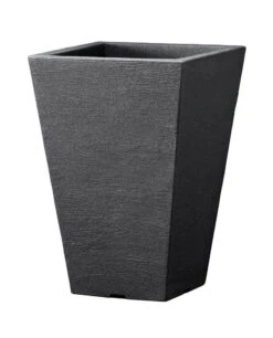 Pflanzgefäß "Capri" Quadratisch, Anthrazit