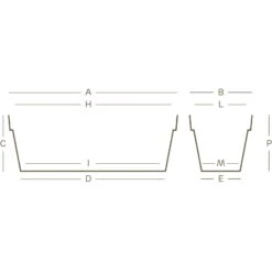 Euro 3 Plast Pflanzkübel Mitu Pac Mit Loch, Taupe -Naturgrün Verkaufsgeschäft 3210103183 Pflanzkuebel Pflanzkasten Mitu Pac technische Zeichnung 111243