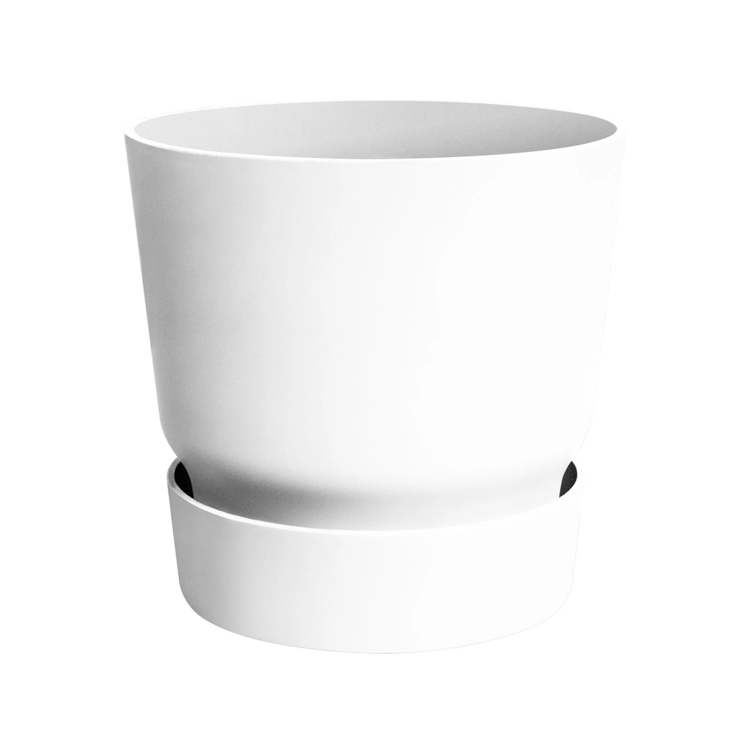 Elho Pflanzgefäß 'Greenville Round 25', Weiß, Ø 24,5 X H 23,1 Cm 1 Elho Pflanzgefäß 'Greenville Round 25', Weiß, Ø 24,5 X H 23,1 Cm