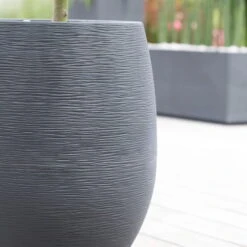 Pflanzgefäß Graphit Egg, Anthrazit, Wasserdicht, Robust 9 Pflanzgefäß Graphit Egg, Anthrazit, Wasserdicht, Robust -Naturgrün Verkaufsgeschäft 3210103698 Pflanzgefaess Graphit Egg anthrazit D50xH60cm 53Ltr 3 62074