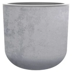 Pflanzgefäß 'Basalt Up Egg', Betongrau, Ø 48,5 X H 46,2 Cm