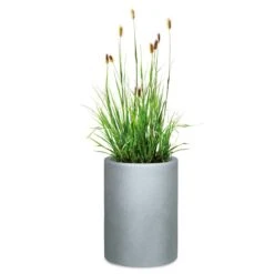 Pflanzgefäß 'Riva High', Rund, Steingrau, Kunststoff 4 Pflanzgefäß 'Riva High', Rund, Steingrau, Kunststoff -Naturgrün Verkaufsgeschäft 3210103970 3210103971 Pflanzgefaess Riva High 97809