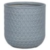 Pflanzgefäß 'Chester 04', Hellgrau