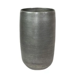 Pflanzgefäß 'Rowen', Silber, Ø 38 X H 62 Cm -Naturgrün Verkaufsgeschäft 3210801636 Pflanzgefaess Rowen silber D 38 x H 62 cm 115033