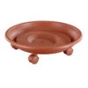 Wagner Multi Pflanzenroller "Serie K" Terracotta, Mit 3 Doppelrollen, Ø Ca. 35 Cm