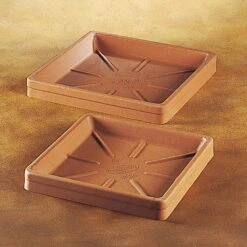 Untersetzer Neze, Terra, L 36 X B 36 X H 4,5 Cm