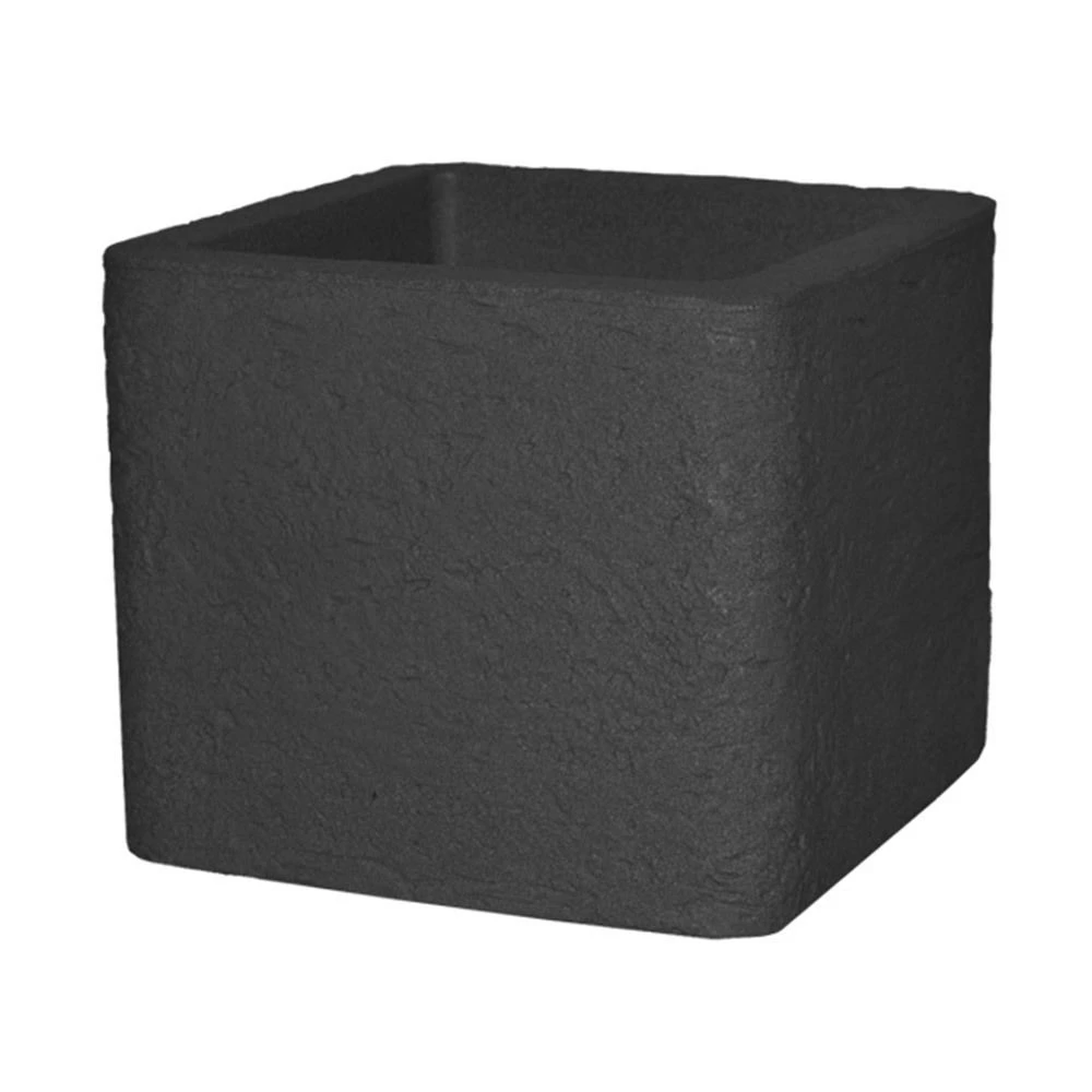 Pflanztrog Kubus Stone, Anthrazit, 30 X 30 X 27 Cm 1 Pflanztrog Kubus Stone, Anthrazit, 30 X 30 X 27 Cm