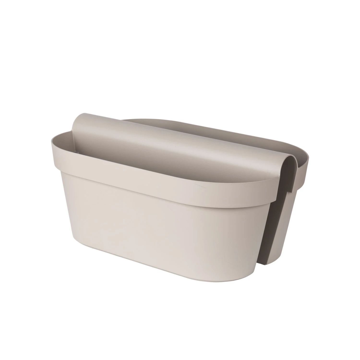 Balkonhängekästen Be Up Duo, Sand, 50 Cm, 18 Liter 1 Balkonhängekästen Be Up Duo, Sand, 50 Cm, 18 Liter